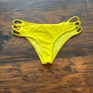 Hollister Yellow Bikini Bottoms. Swim Suit.